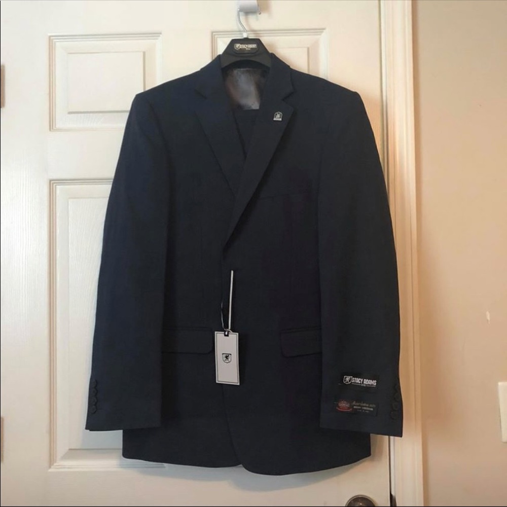 Stacy Adams 3Pc Suit NWT. Pants 33W